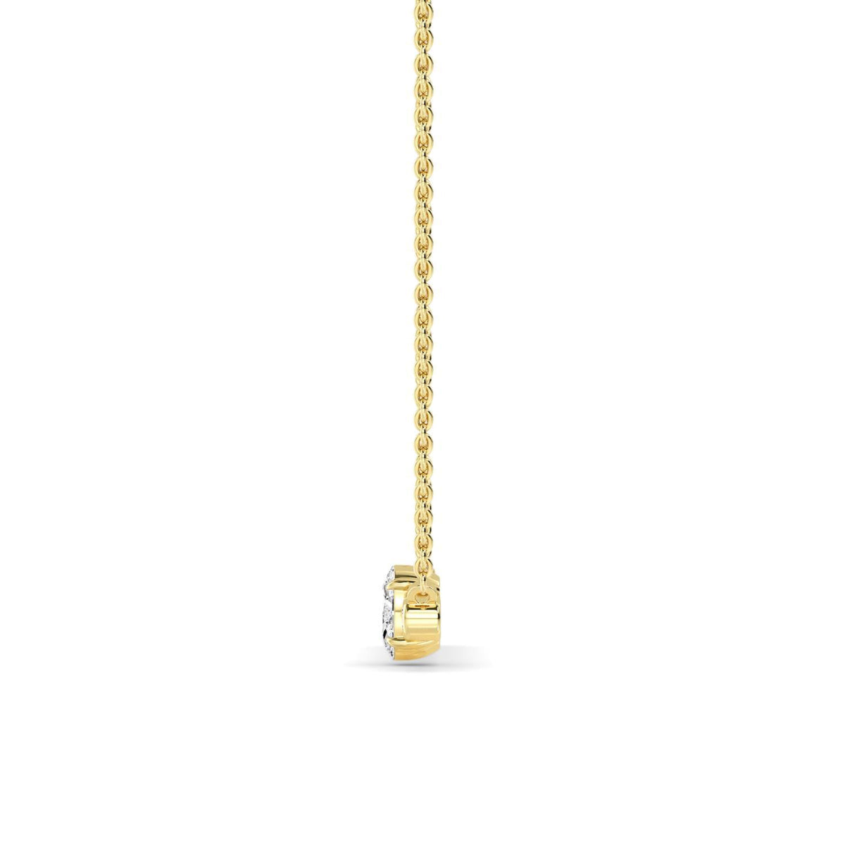 Rosaline Dawn lab grown diamond pendant