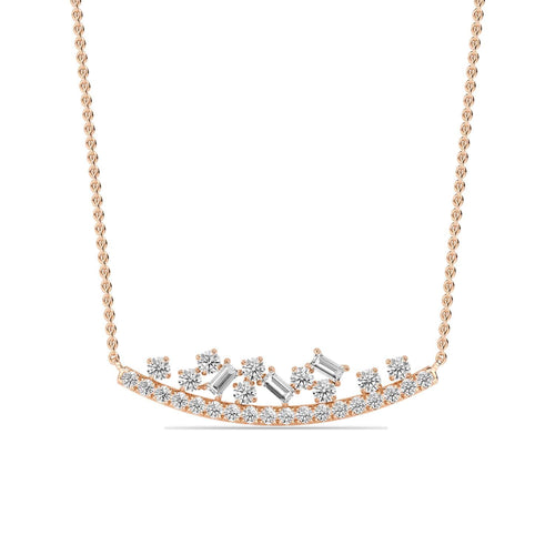 Rosaline Grace lab grown diamond pendant