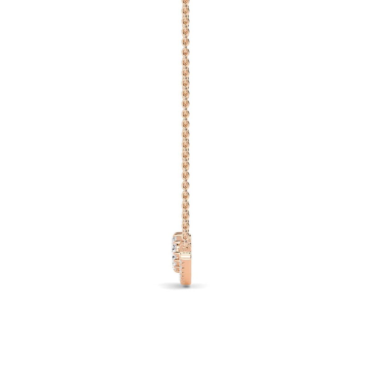 Rosaline Grace lab grown diamond pendant