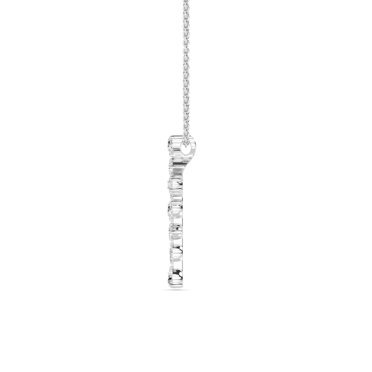 Rosaline Rose lab grown diamond pendant