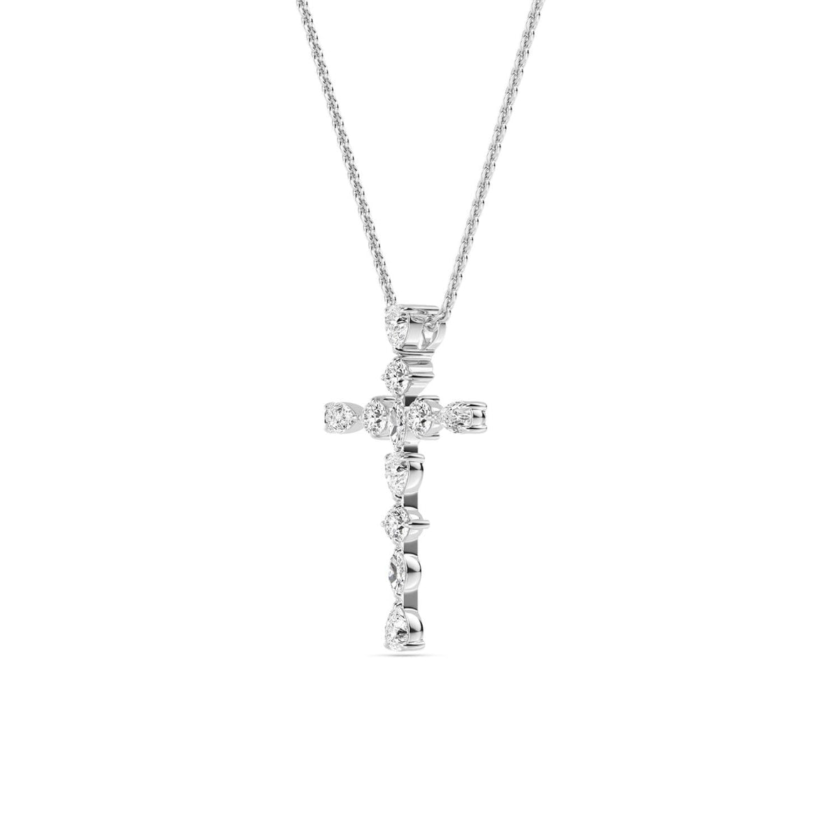 Rosaline Rose lab grown diamond pendant