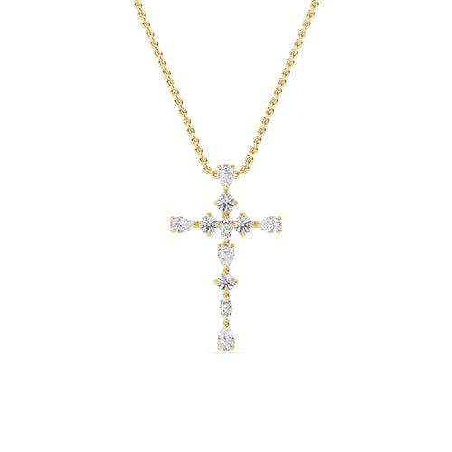 Rosaline Rose lab grown diamond pendant