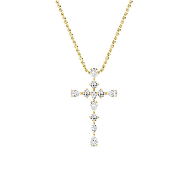 Rosaline Rose - Cross Lab Grown Diamond Pendant