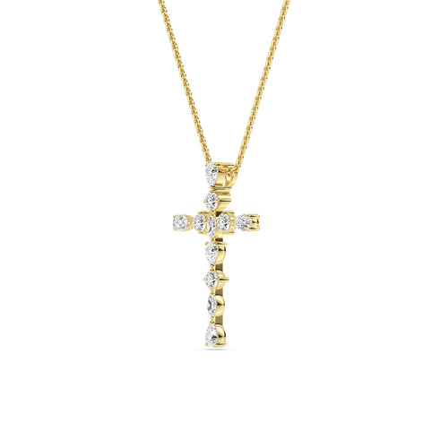 Rosaline Rose lab grown diamond pendant