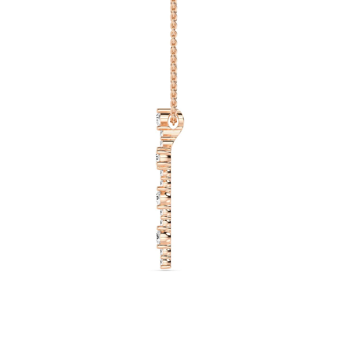 Rosaline Vale lab grown diamond pendant