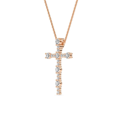 Rosaline Vale lab grown diamond pendant