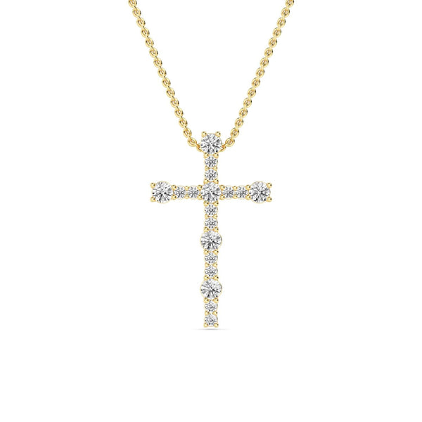 Rosaline Vale - Cross Lab Grown Diamond Pendant