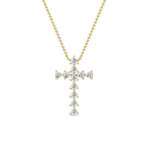 Seraphina Bloom - Cross Lab Grown Diamond Pendant