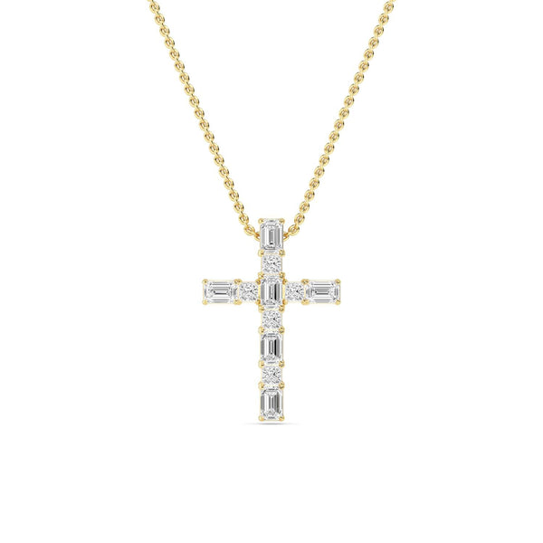Seraphina Grace - Cross Lab Grown Diamond Pendant
