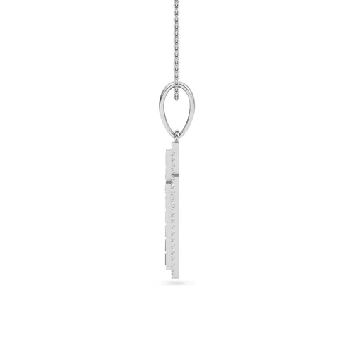 Seraphina Pearl lab grown diamond pendant