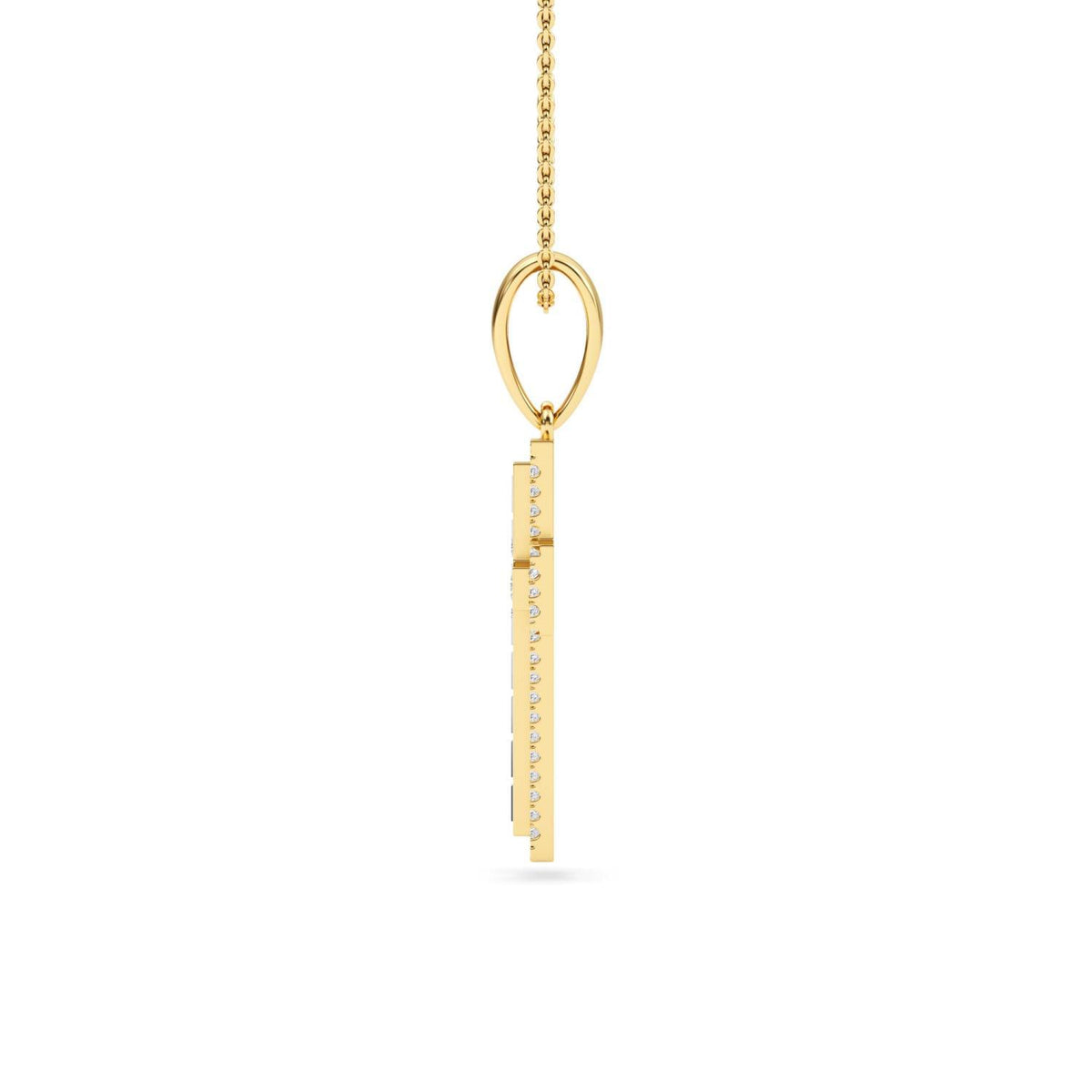 Seraphina Pearl lab grown diamond pendant