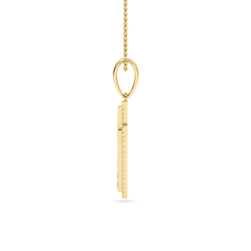 Seraphina Pearl lab grown diamond pendant