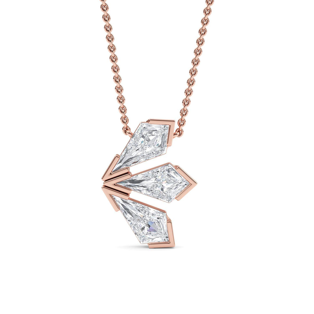 Vivienne Lune lab grown diamond pendant