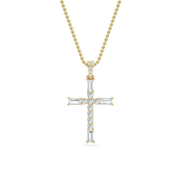 Amara Belle - Cross Lab Grown Diamond Pendant