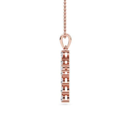 Amara Bloom lab grown diamond pendant
