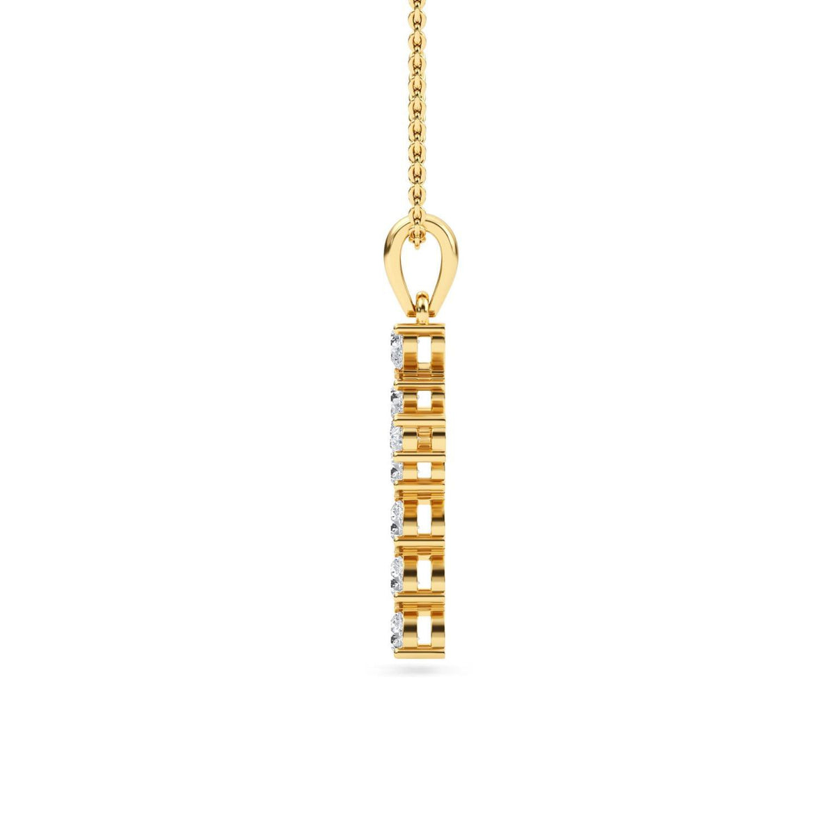 Amara Bloom lab grown diamond pendant