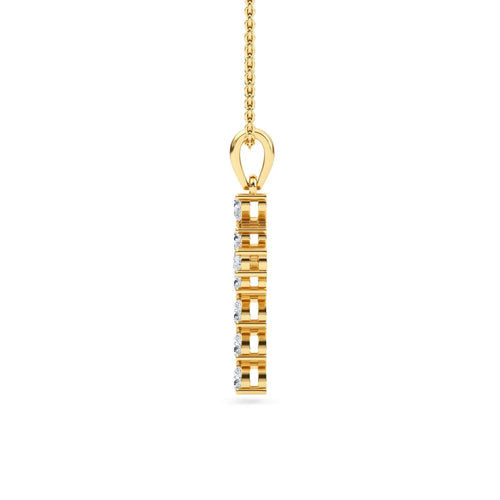 Amara Bloom lab grown diamond pendant