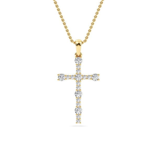 Amara Grace - Cross Lab Grown Diamond Pendant