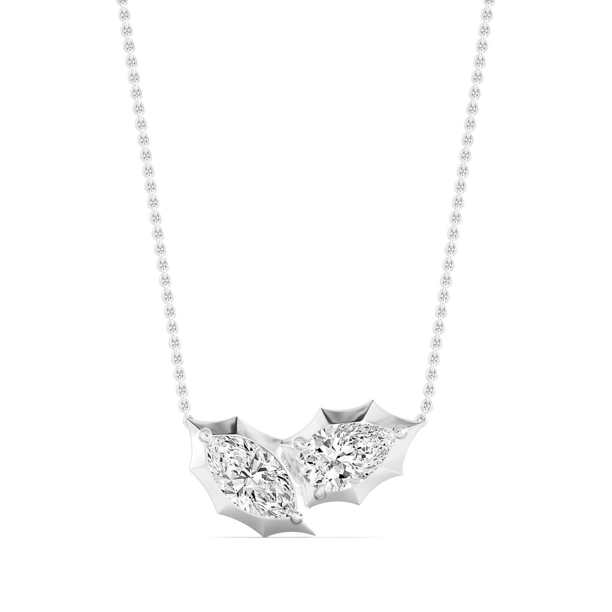 Amara Lune lab grown diamond pendant