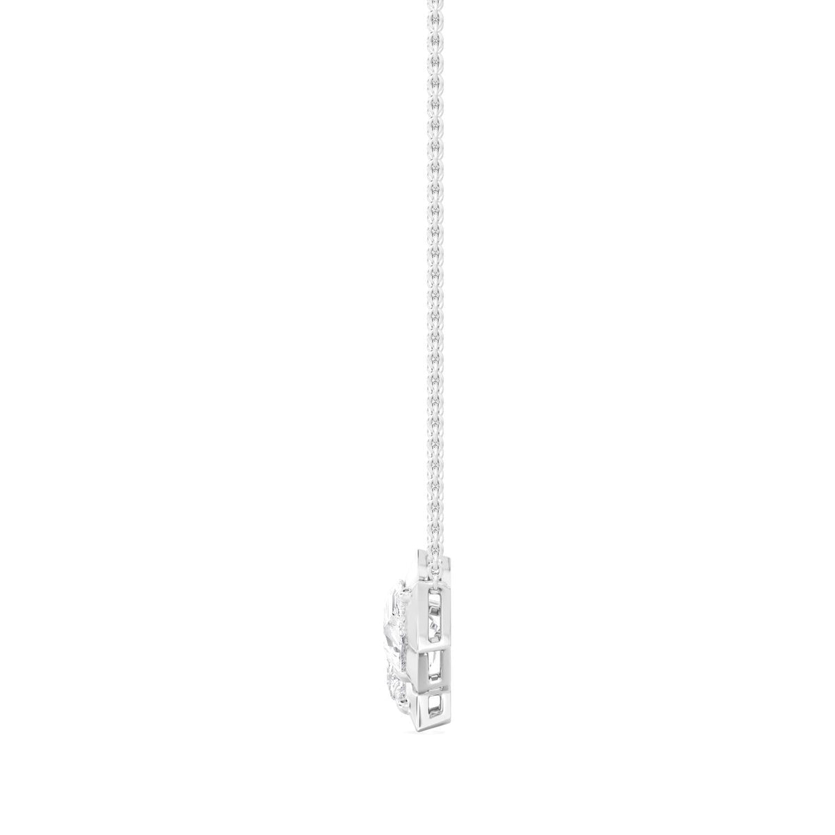 Amara Lune lab grown diamond pendant