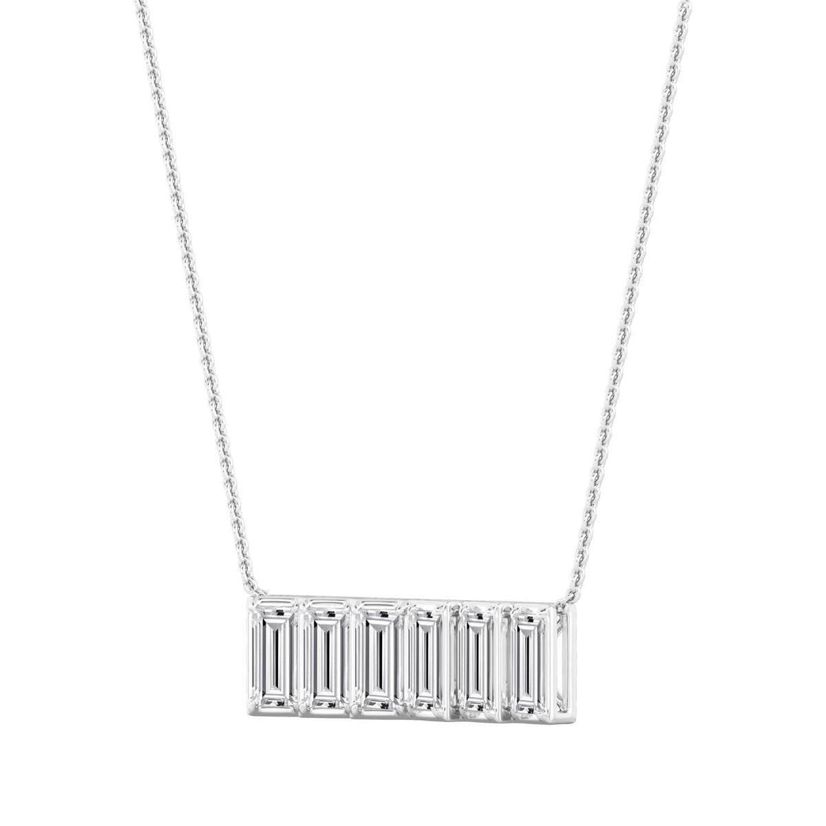 Amara Pearl lab grown diamond pendant