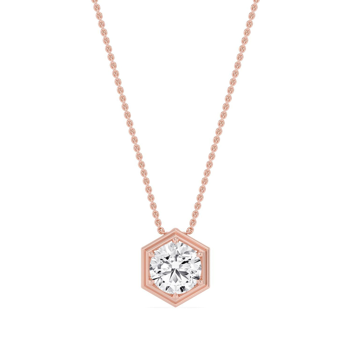 Brielle Bloom lab grown diamond pendant
