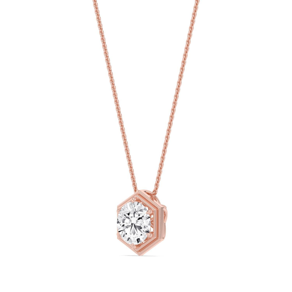 Brielle Bloom lab grown diamond pendant