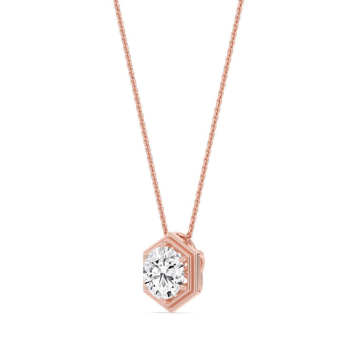 Brielle Bloom lab grown diamond pendant
