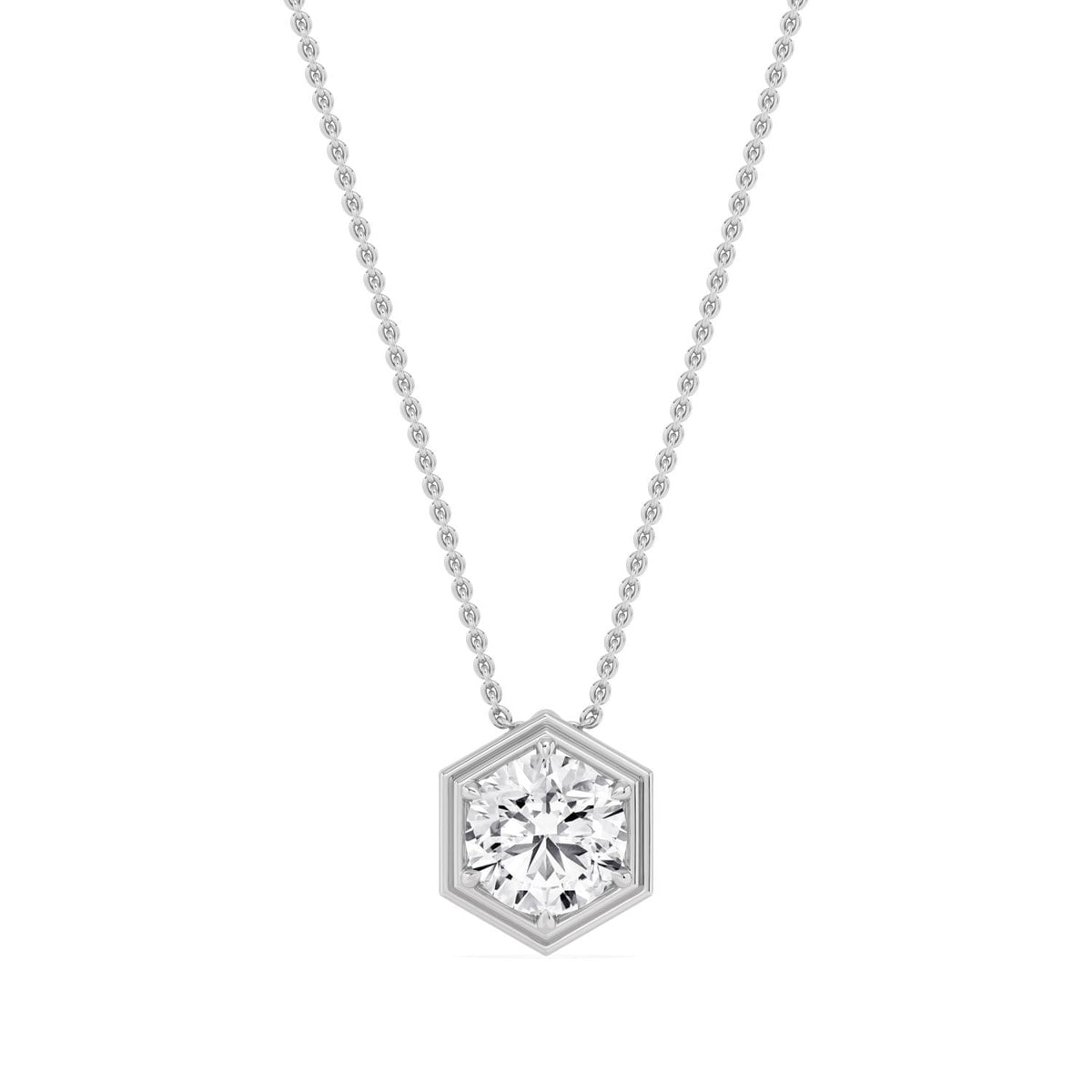 Brielle Bloom lab grown diamond pendant
