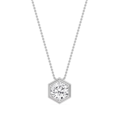 Brielle Bloom lab grown diamond pendant