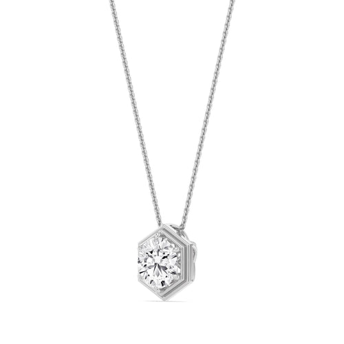Brielle Bloom lab grown diamond pendant