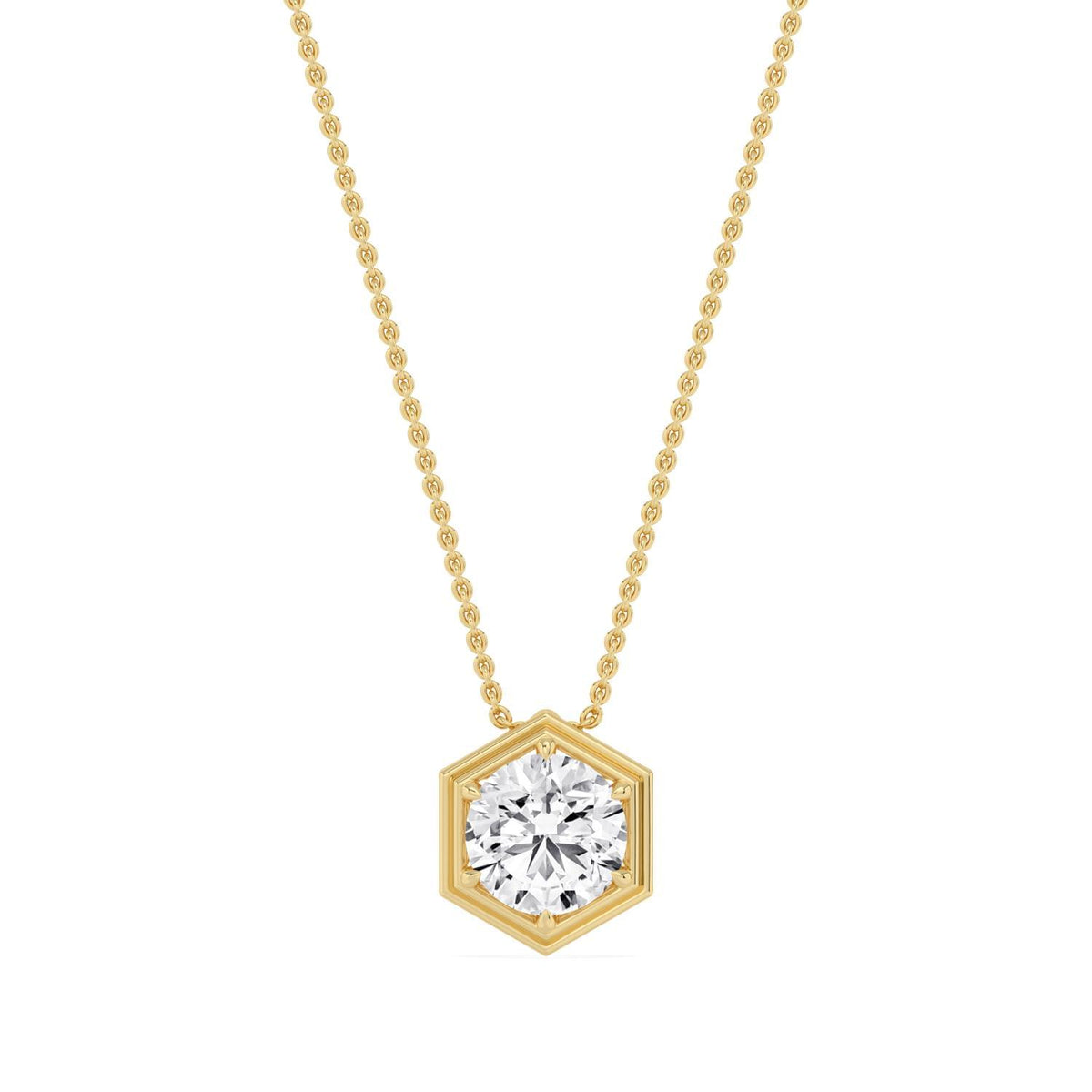 Brielle Bloom lab grown diamond pendant