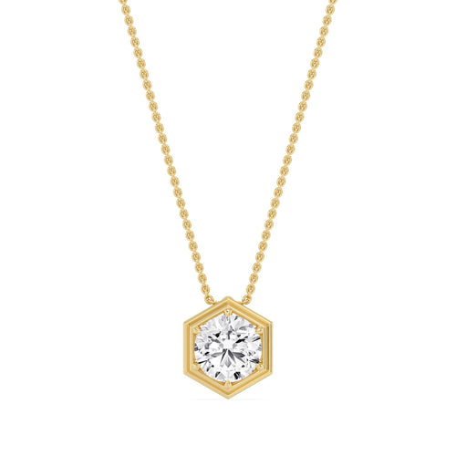 Brielle Bloom lab grown diamond pendant