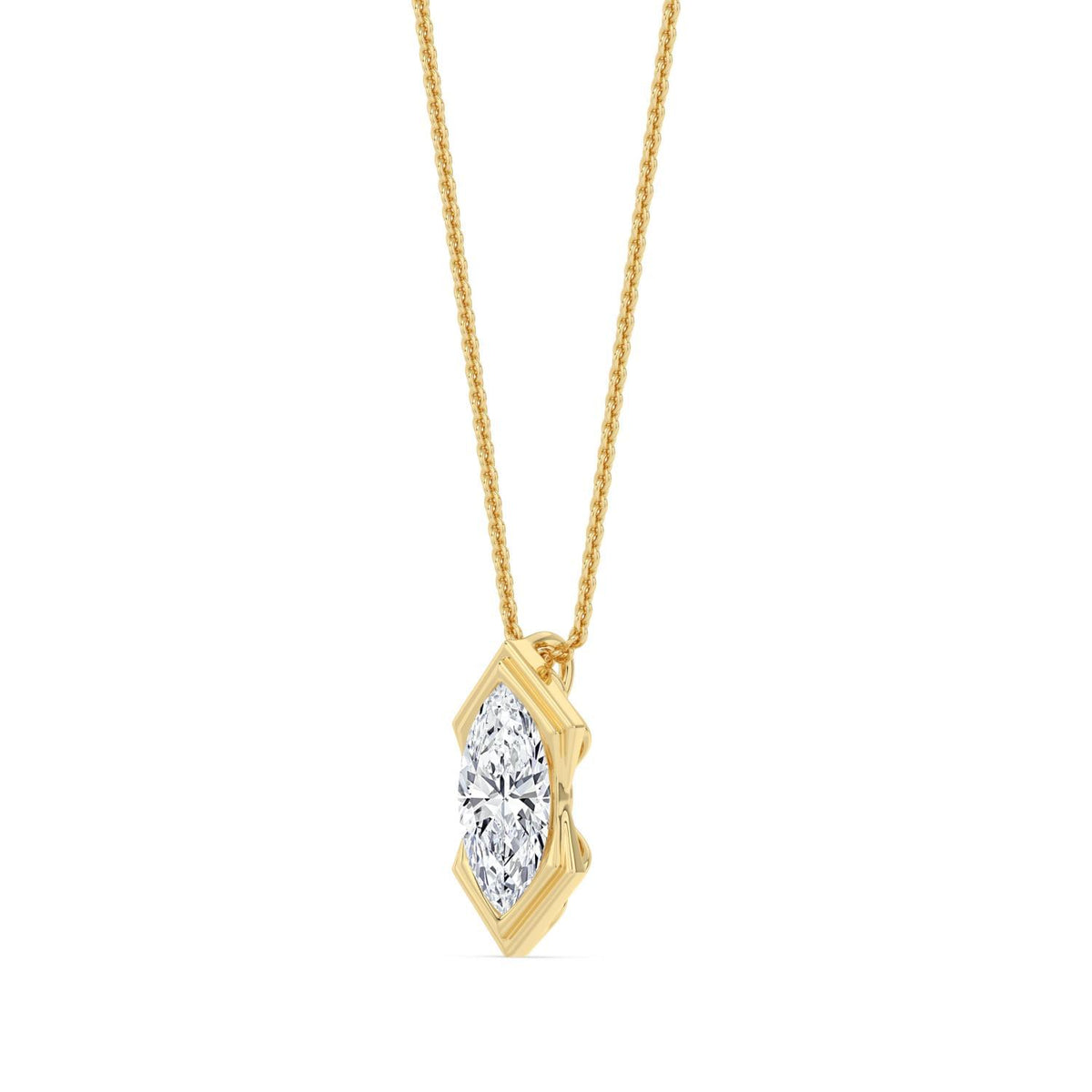 Brielle Dawn lab grown diamond pendant
