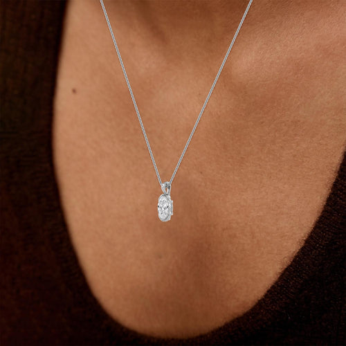 Brielle Grace lab grown diamond pendant