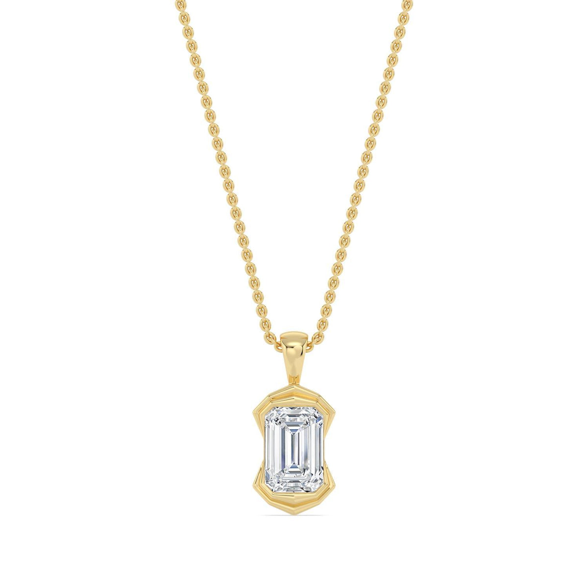 Brielle Joy lab grown diamond pendant