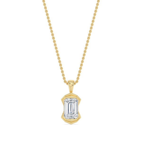 Brielle Joy - Bezel Lab Grown Diamond Pendant