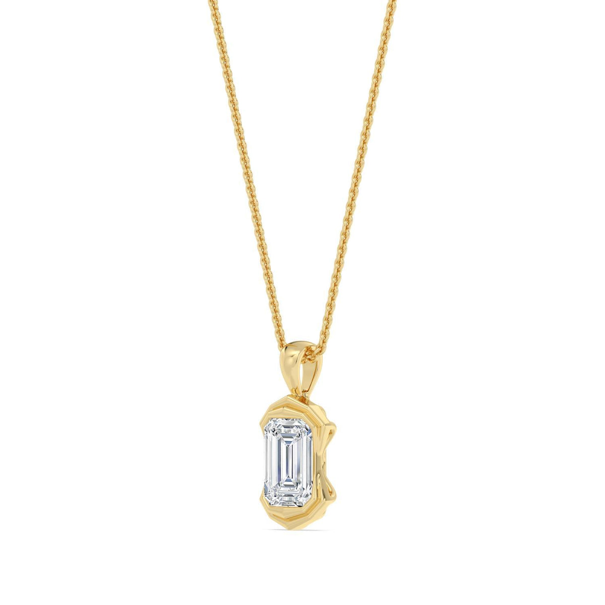 Brielle Joy lab grown diamond pendant