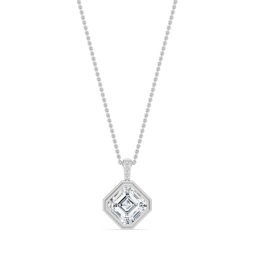 Brielle Rose lab grown diamond pendant