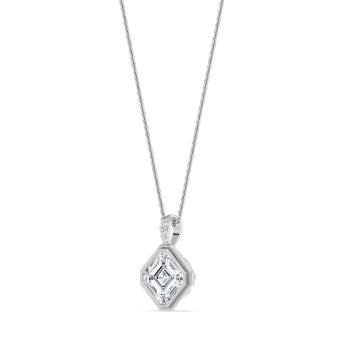 Brielle Rose lab grown diamond pendant
