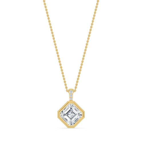 Brielle Rose lab grown diamond pendant