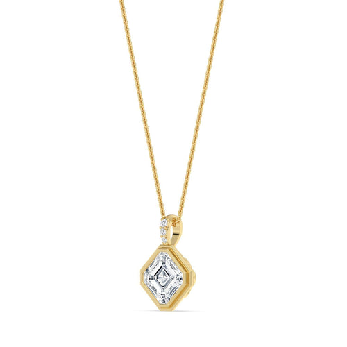 Brielle Rose lab grown diamond pendant