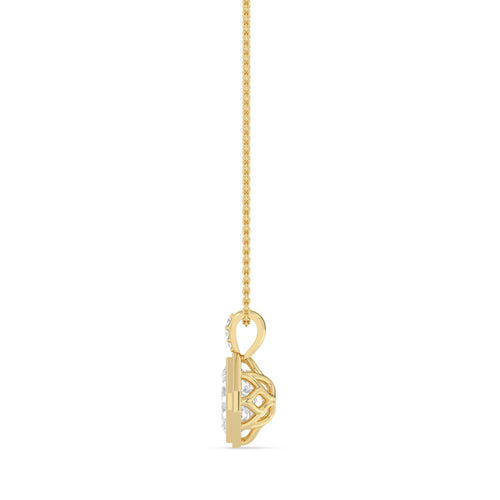 Brielle Rose lab grown diamond pendant