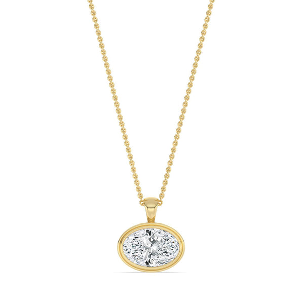 Brielle Vale - Bezel Lab Grown Diamond Pendant