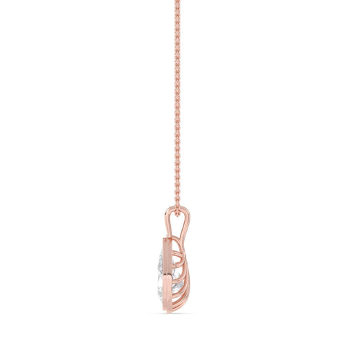 Camille Belle lab grown diamond pendant