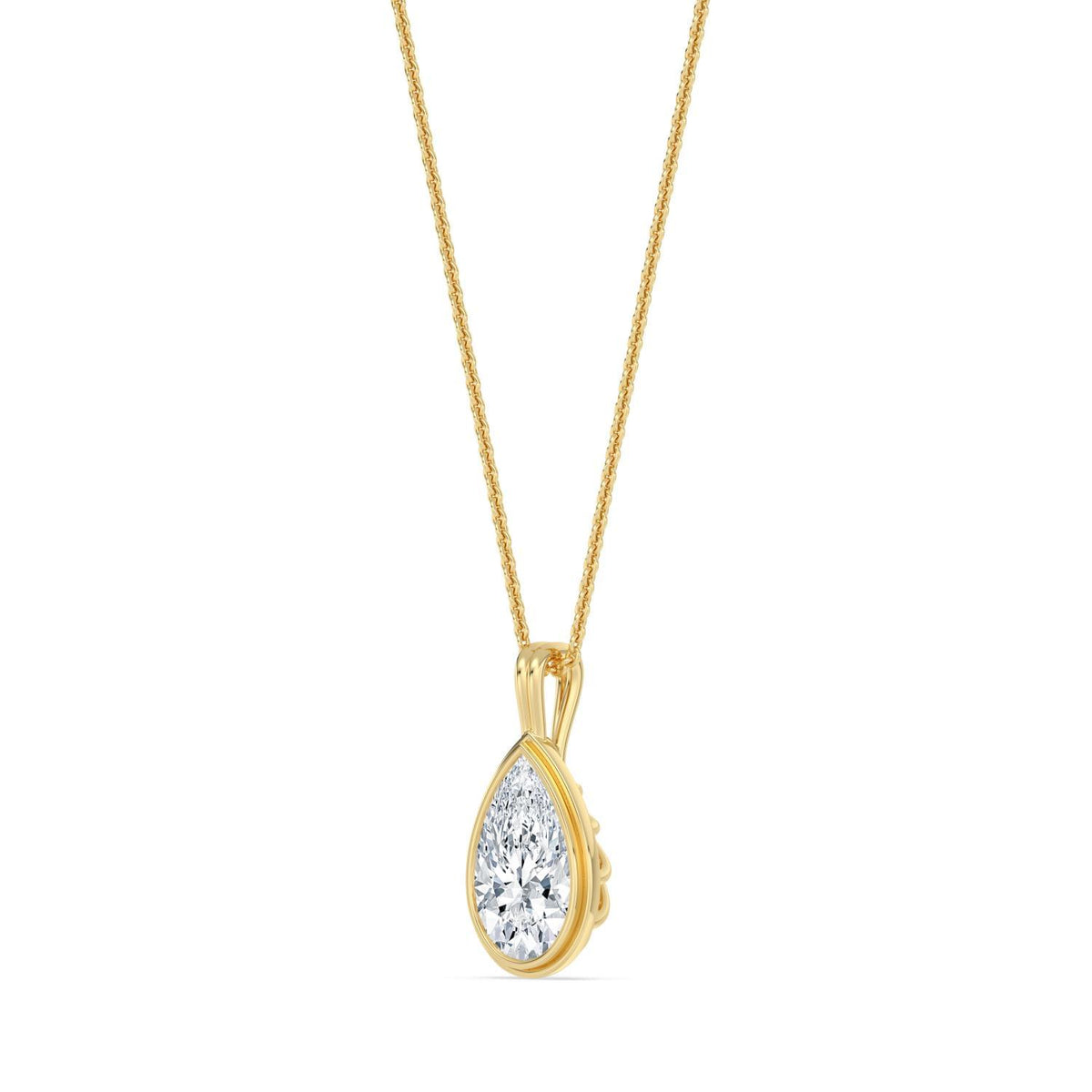 Camille Belle lab grown diamond pendant