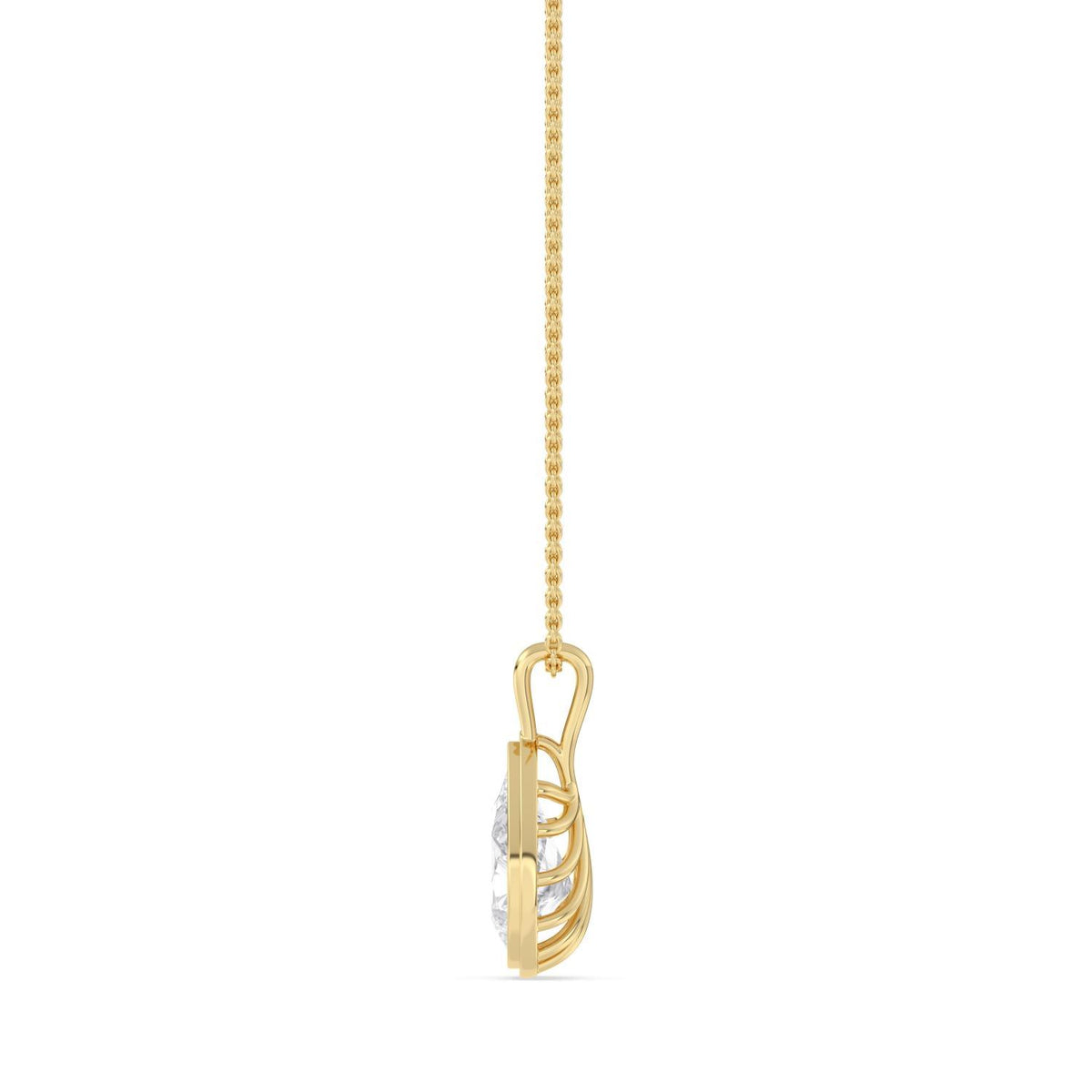 Camille Belle lab grown diamond pendant