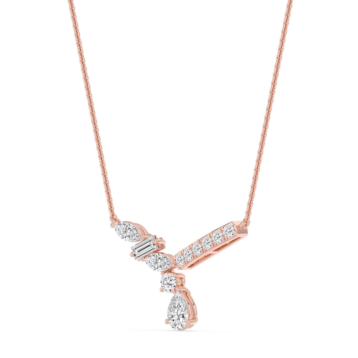 Camille Dawn lab grown diamond pendant