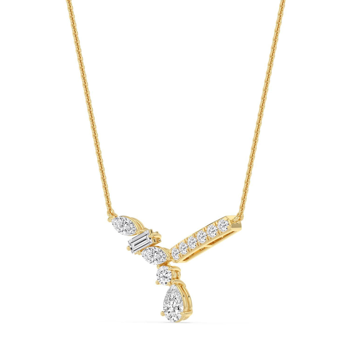 Camille Dawn lab grown diamond pendant