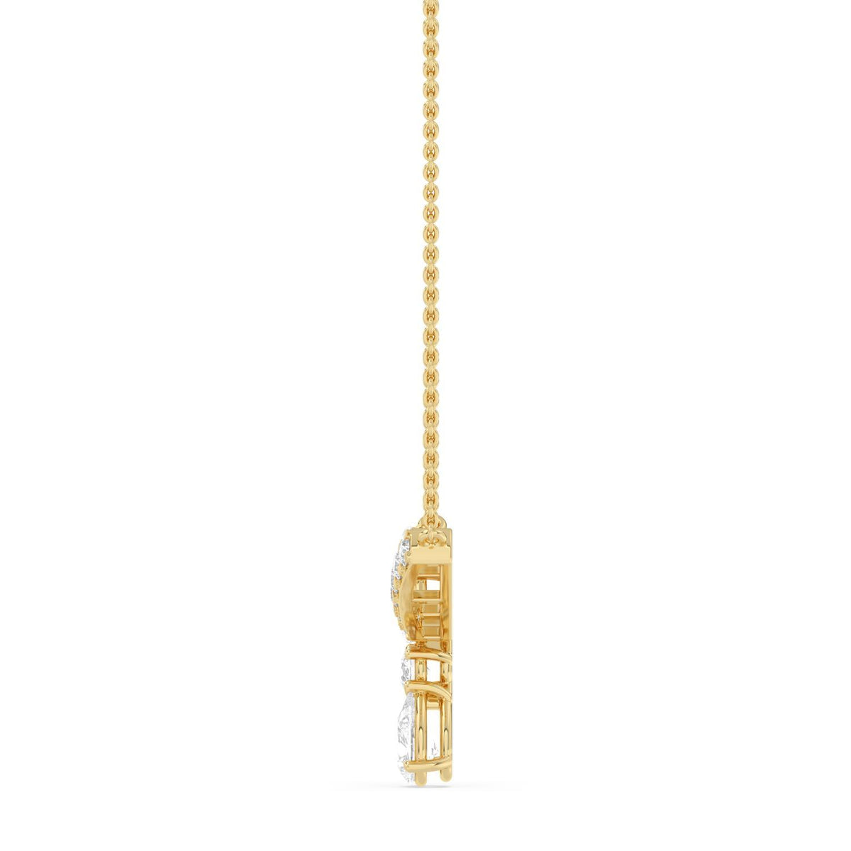 Camille Dawn lab grown diamond pendant